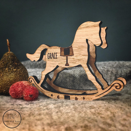 Personalised baby cheap rocking horse