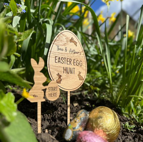 Personalised Easter Egg Hunt Small Wooden Crate | Always Personal
