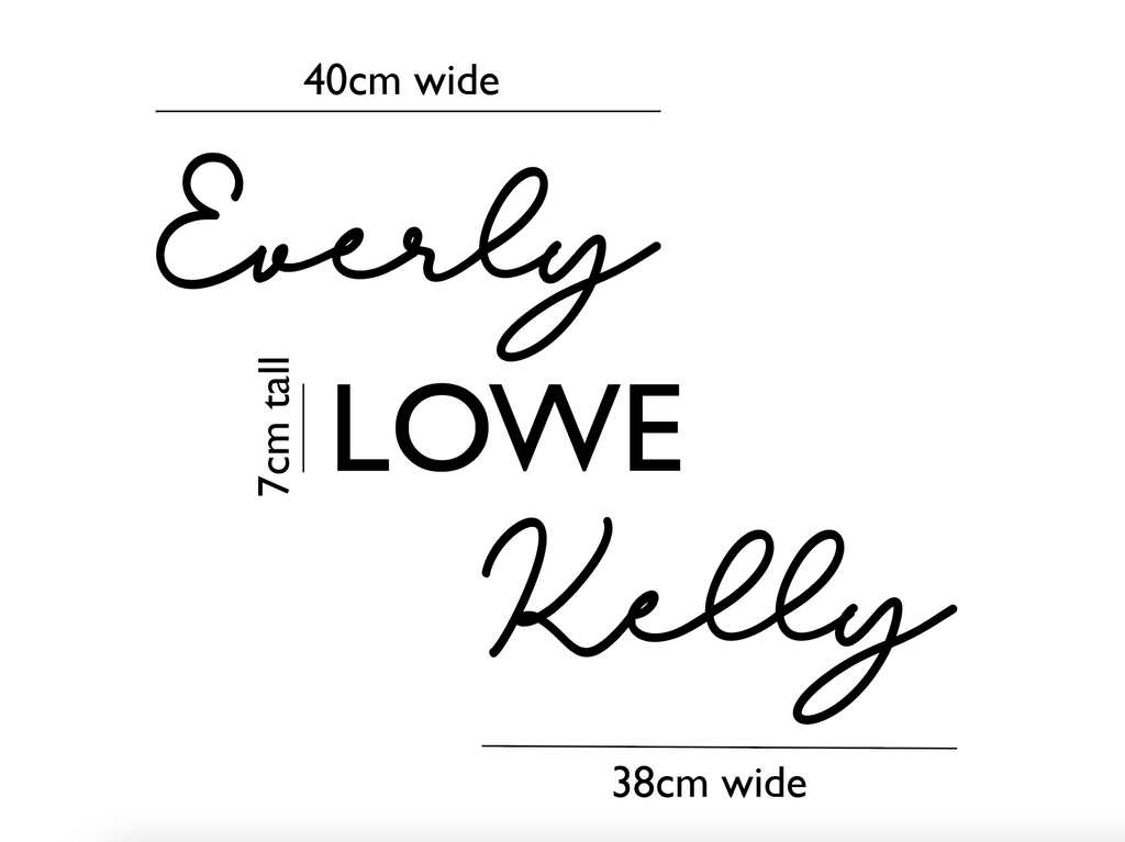 Custom - Everly LOWE Kelly - Painted Wood