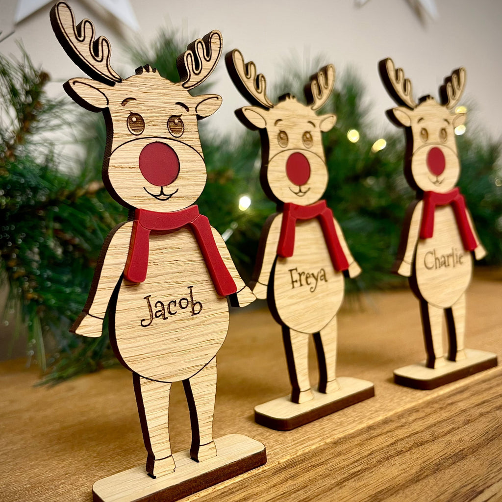 Christmas Personalised Rudolph with Red Nose