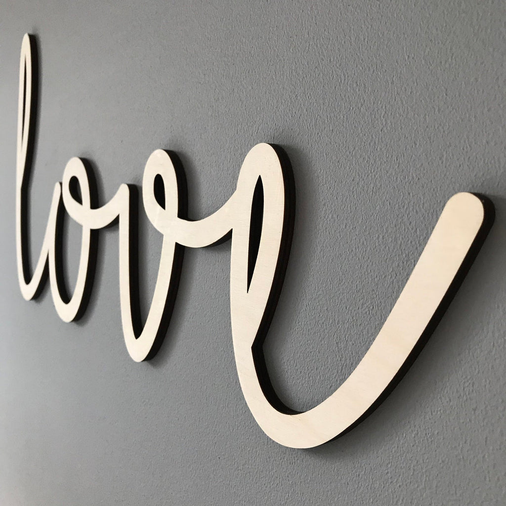 Wooden "love" Wall Plaque