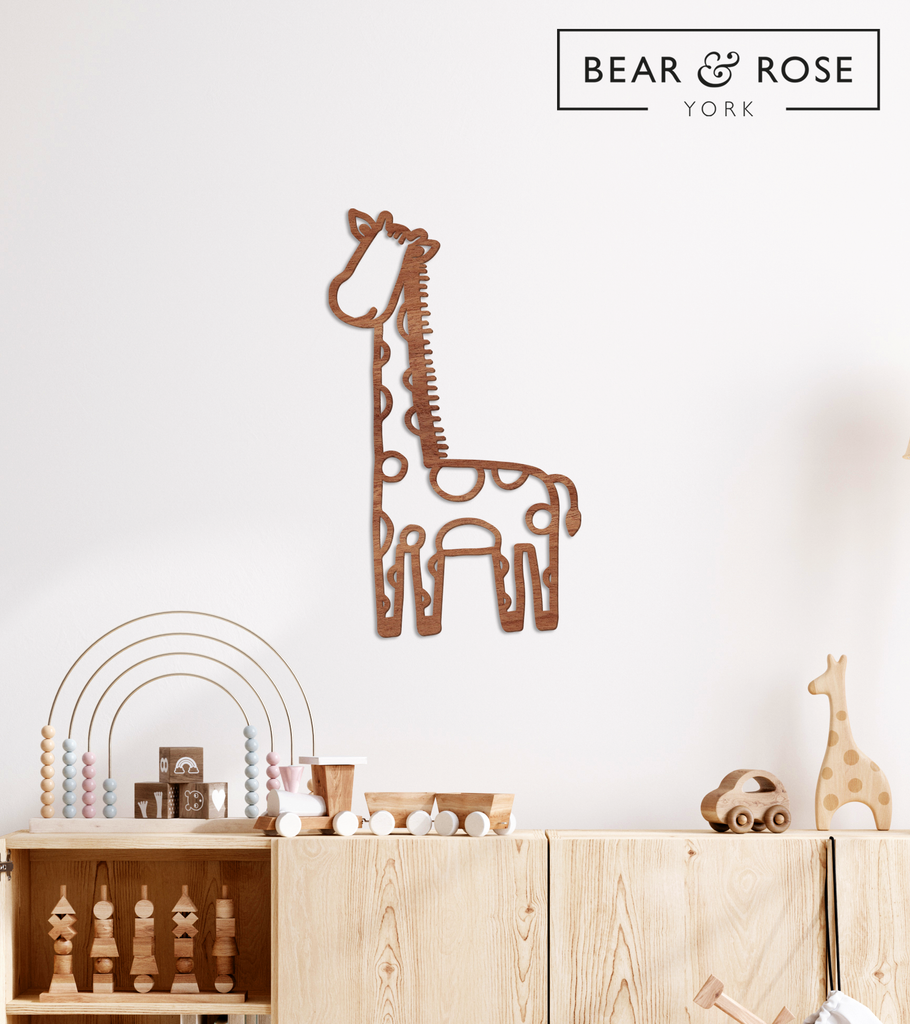 Giraffe nursery online wall decor